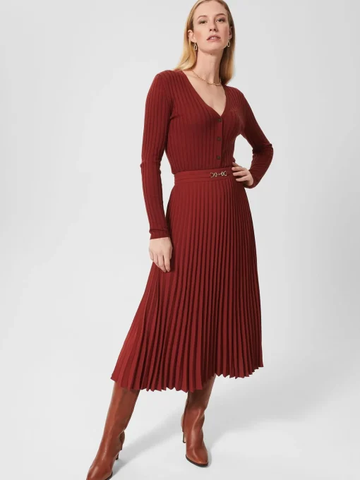 Store Hobbs Sienna Skirt Dark Pecan