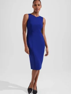 Shop Hobbs Silvia Dress Cobalt Blue