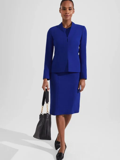 Shop Hobbs Silvia Dress Cobalt Blue