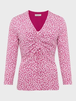 Fashion Hobbs Simmy Printed Top Pink Ivory