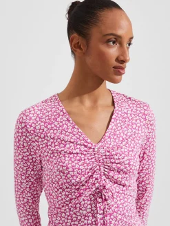 Fashion Hobbs Simmy Printed Top Pink Ivory