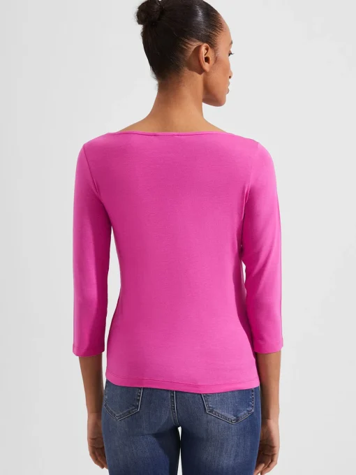 Fashion Hobbs Sonya Plain Top Fuchsia Pink