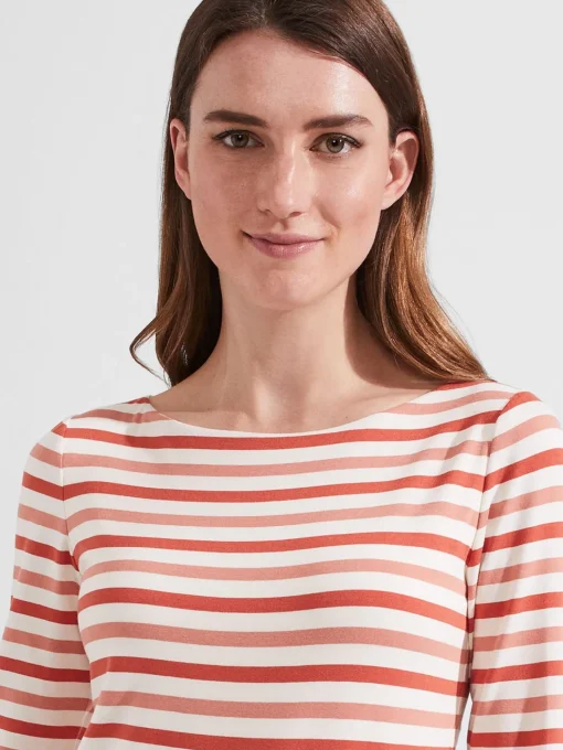 Cheap Hobbs Sonya Striped Top Ivory Multi
