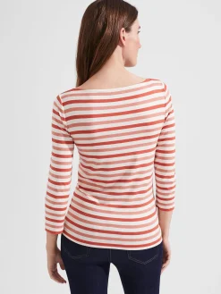 Cheap Hobbs Sonya Striped Top Ivory Multi