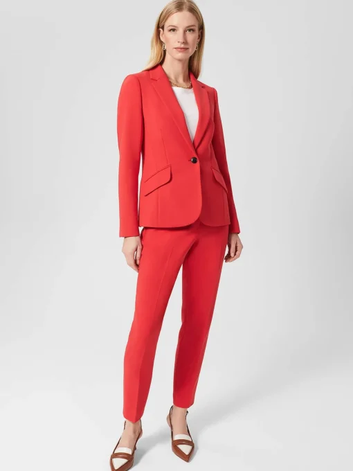 Shop Hobbs Suki Jacket Flame Red