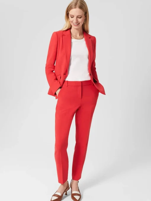 Shop Hobbs Suki Jacket Flame Red