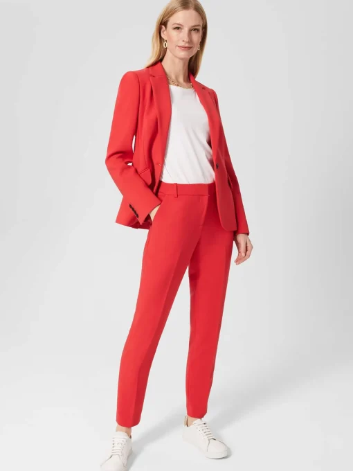 Shop Hobbs Suki Jacket Flame Red