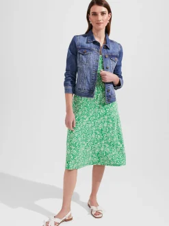 Outlet Hobbs Suzannah Dress Green Multi