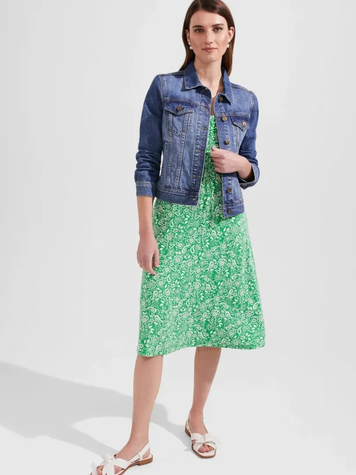 Outlet Hobbs Suzannah Dress Green Multi