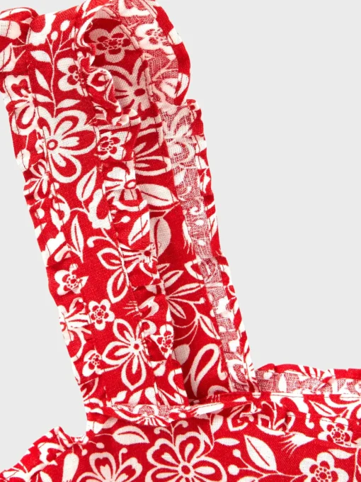 Flash Sale Hobbs Tabitha Dress Clay Red Ivory