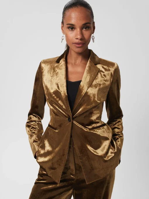 Shop Hobbs Tamzin Jacket Gold
