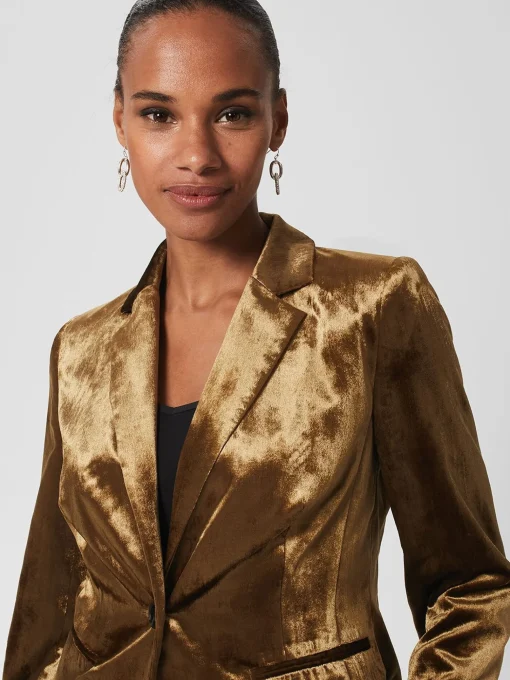 Shop Hobbs Tamzin Jacket Gold