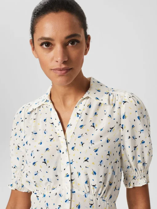 New Hobbs Taryn Top Ivory Multi