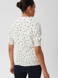 New Hobbs Taryn Top Ivory Multi