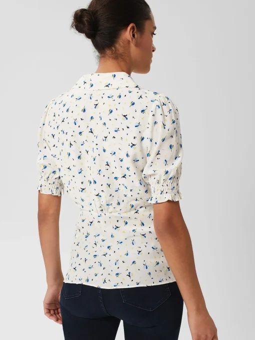 New Hobbs Taryn Top Ivory Multi