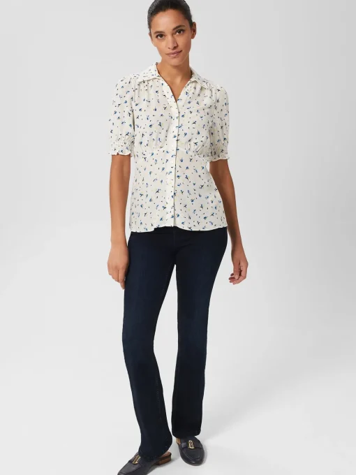 New Hobbs Taryn Top Ivory Multi