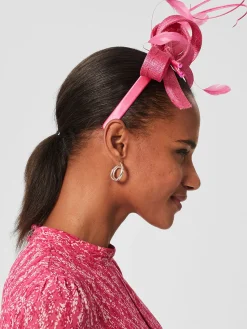 Cheap Hobbs Teagan Fascinator Bright Pink