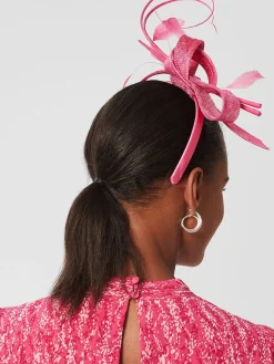 Cheap Hobbs Teagan Fascinator Bright Pink