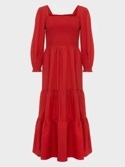 Shop Hobbs Tia Dress Clay Red