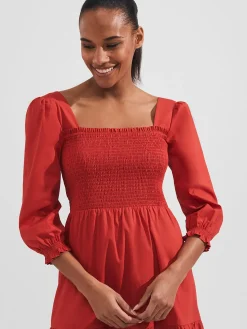 Shop Hobbs Tia Dress Clay Red
