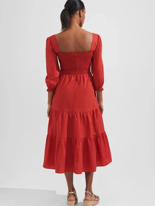 Shop Hobbs Tia Dress Clay Red