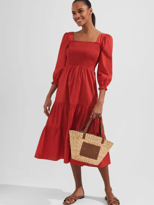 Shop Hobbs Tia Dress Clay Red
