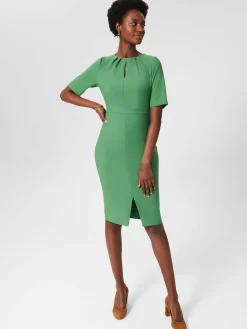 Outlet Hobbs Tillie Dress Pea Green