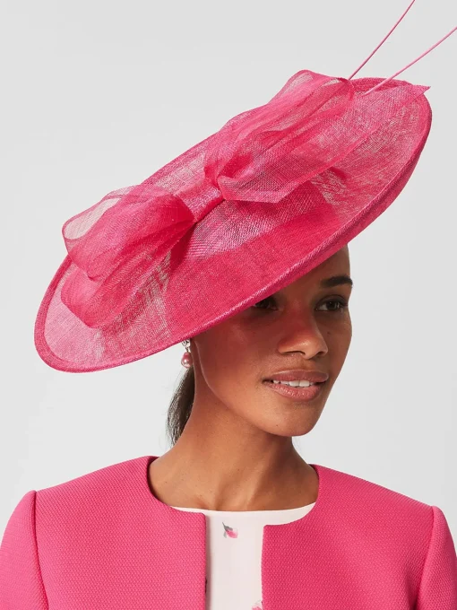 Fashion Hobbs Victoria Fascinator Bright Pink