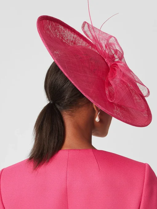 Fashion Hobbs Victoria Fascinator Bright Pink