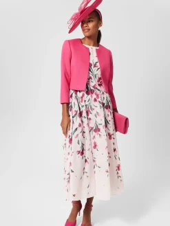 Fashion Hobbs Victoria Fascinator Bright Pink