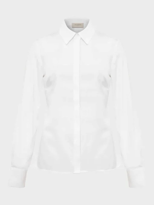 Shop Hobbs Victoria Shirt White