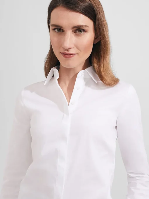 Shop Hobbs Victoria Shirt White