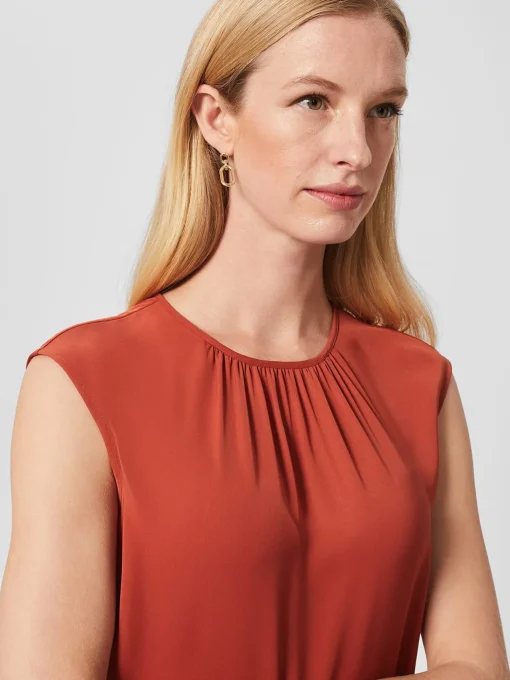Fashion Hobbs Violetta Blouse Pecan