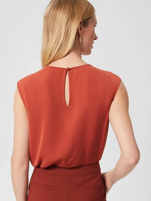 Fashion Hobbs Violetta Blouse Pecan