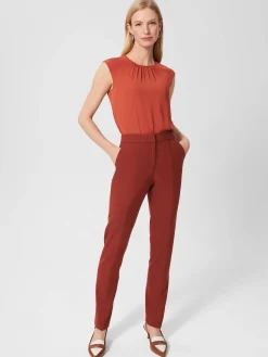 Fashion Hobbs Violetta Blouse Pecan