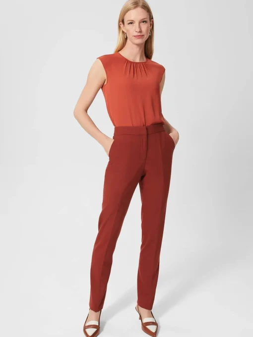 Fashion Hobbs Violetta Blouse Pecan