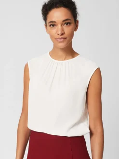 New Hobbs Violetta Blouse Ivory