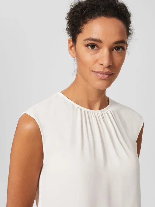 New Hobbs Violetta Blouse Ivory