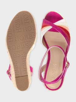 Fashion Hobbs Wimbledon Wedge Pink Multi