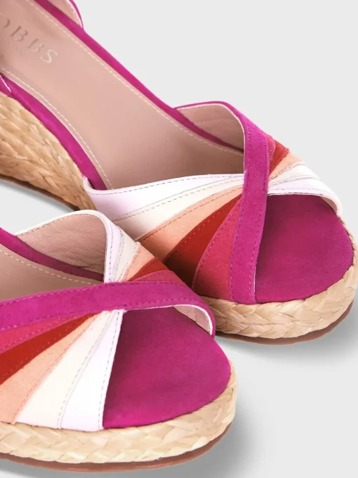 Fashion Hobbs Wimbledon Wedge Pink Multi