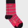 Clearance Hobbs Wrap Around Dog Sock Pink Multi
