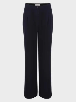 Cheap Hobbs Zuri Twill Trousers Navy
